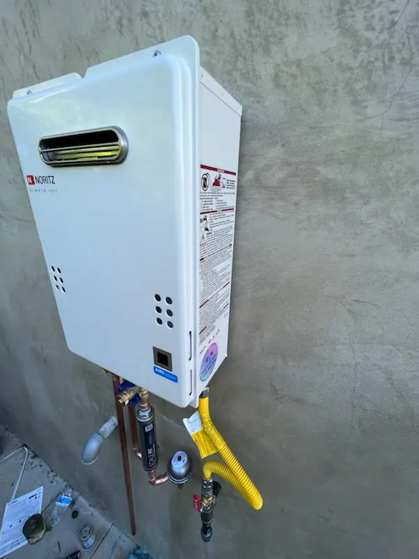 Tankless water heater installation for Valley Mill Farms homes